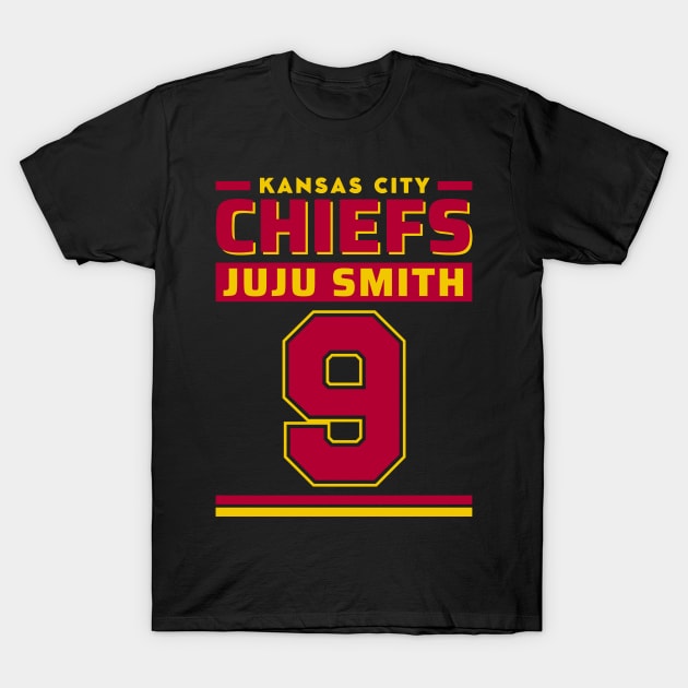 Kansas City Chiefs JuJu Smith 9 Edition Varsity 2 T-Shirt by ENTIN 